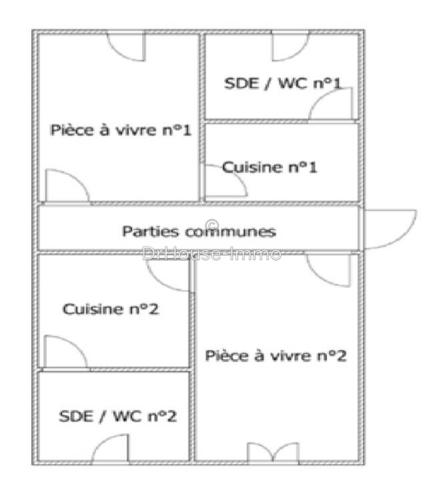 Appartement à vendre 2 pièces de 30 m²