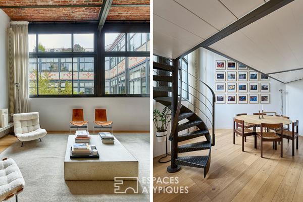 Loft d’architecte de caractère au coeur du Canal Saint-Martin