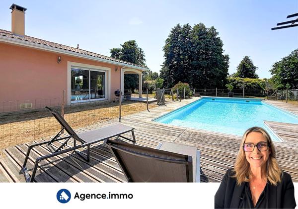 À vendre - Maison plain-pied, 6 pièces située à Saint-Ciers-sur-Gironde (33820)