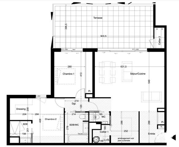 Appartement à vendre 3 pièces 93 m² Castelnau-le-Lez