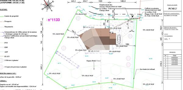 Terrain 1618 m2
