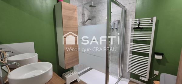 Maison récente de 2022, impeccable , 112 m² , 4 chambres , 2 points d'eau, 2 wc sur terrain clos