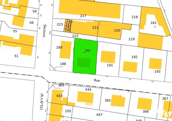 Maison plain pied surélevé à usage d'habitation située à GIVET