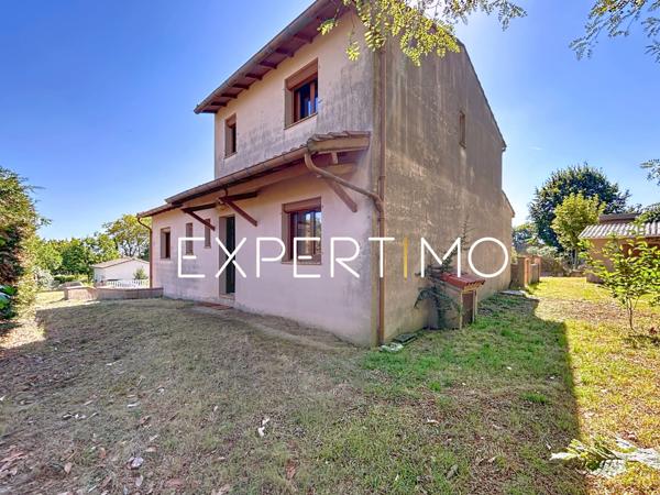 Montgiscard (31450) Montgiscard, maison 5 pièces 110 m2 env. avec sous-sol complet et annexe sise sur une parcelle de 1380m2.