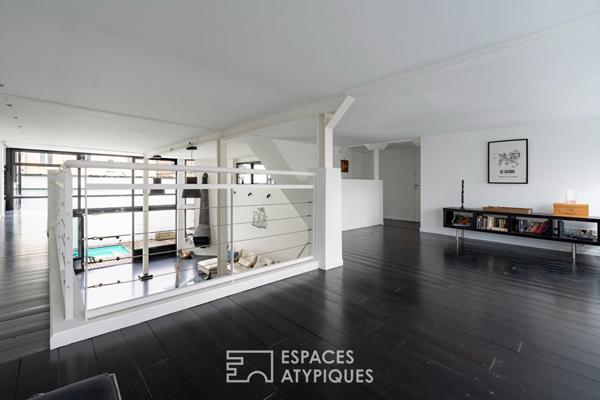 Maison contemporaine dans une ancienne usine