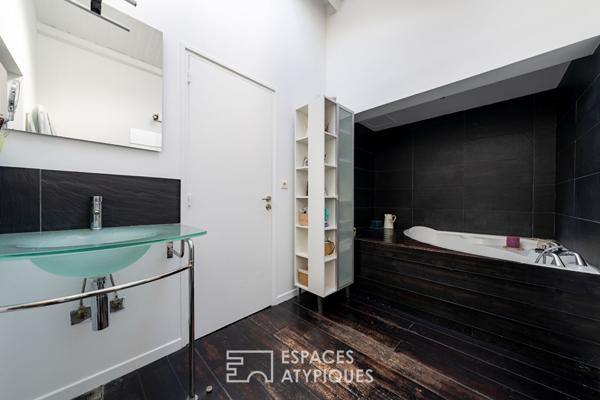 Maison contemporaine dans une ancienne usine