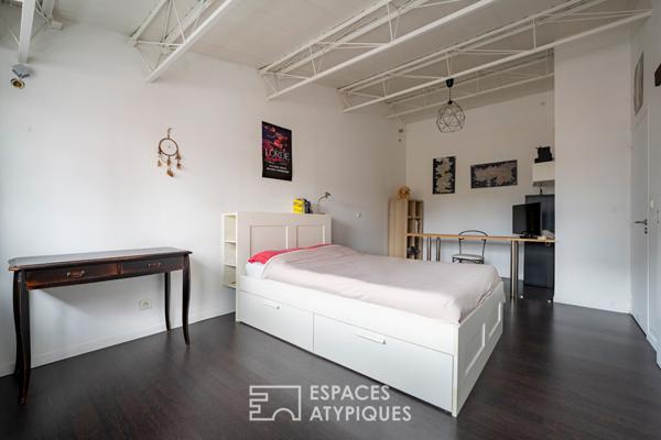 Maison contemporaine dans une ancienne usine