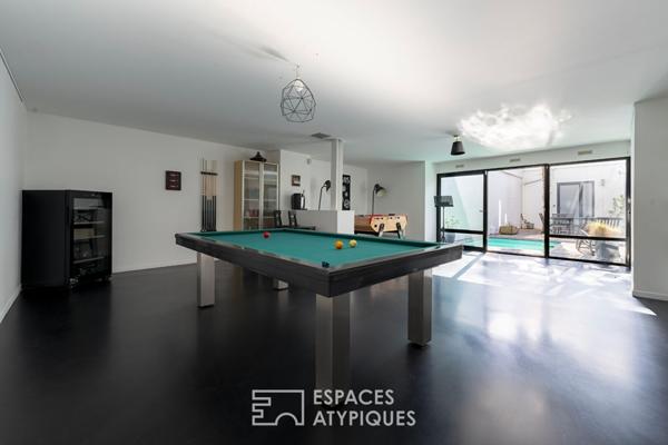 Maison contemporaine dans une ancienne usine