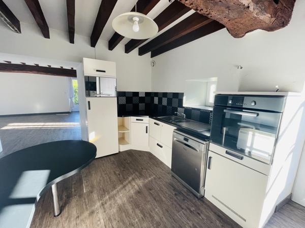 Maison en pierres avec jardin