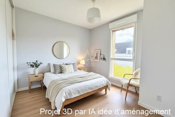 Maison T4 familiale récente de 2018, idéal premier achat , résidence principale ou investissement, salon de 37 m2 exposition Sud,3 chambres à Saint Gilles ouest de Rennes