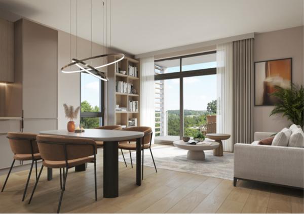 Valbonne – Élégant appartement neuf 3 pièces entouré de nature