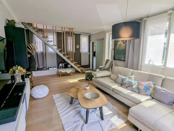 Maison de charme climatisée – 182 m² au sol – 4 chambres + 1 Bureau – Jardin plein sud - 44300 Nantes - Réf 294