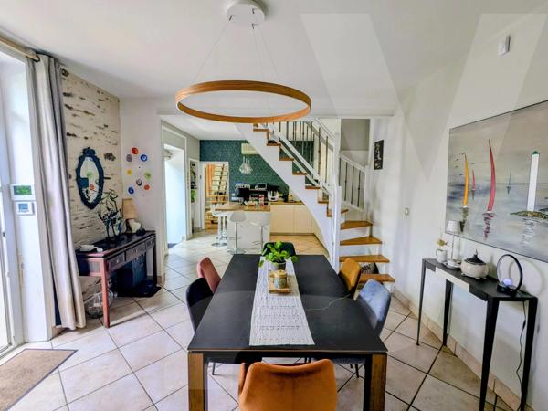 Maison de charme climatisée – 182 m² au sol – 4 chambres + 1 Bureau – Jardin plein sud - 44300 Nantes - Réf 294
