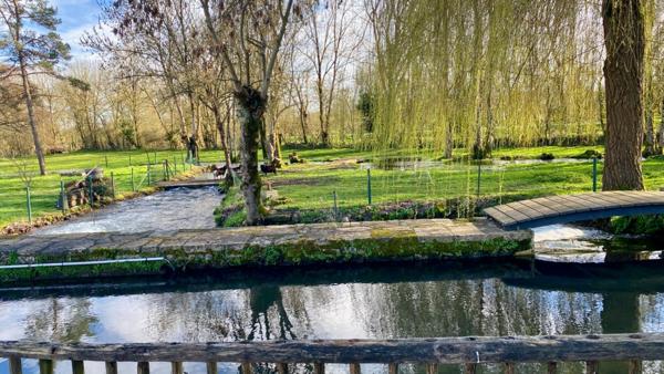 Maison en pierre  avec rivière ,Piscine, Terrain 7 000 m², Lezay (79)