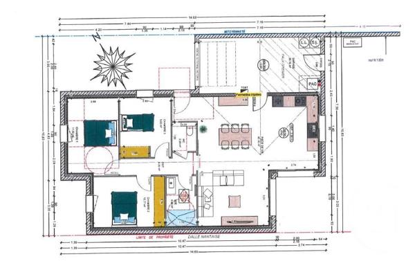 Maison à vendre  4 pièces - 82,40 m2 CHALLANS - 85