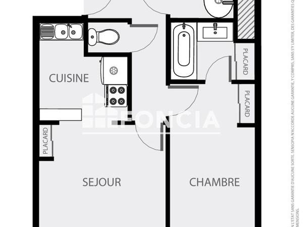 Location Appartement 2 pièces 37.33 m² - 21 RUE DE TOULON Lyon 69007