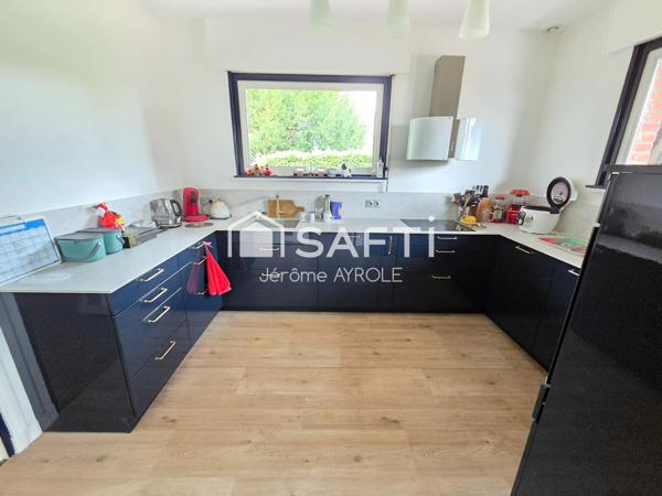 Plain-pied 163 m2 + véranda chauffée de 27 m2