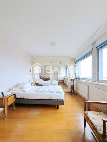 À Mulhouse (68100) appartement 4 pièces – 104 m² – 3 chambres, Tour de l’Europe (19? étage) avec vue dégagée sur les Vosges.