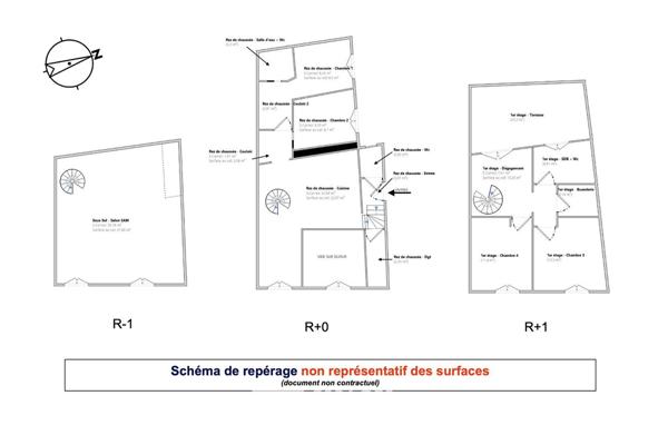 Maison rénovée par architecte avec terrasse proche Halle Pajol