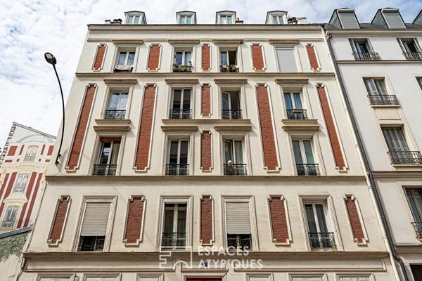 Duplex de charme au dernier étage, quartier Louise Michel / Anatole France