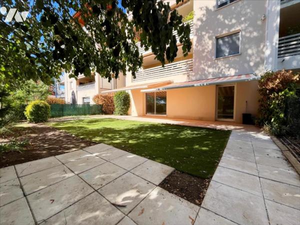 Appartement grand T2 avec jardin et terrasse