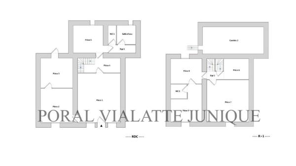Maison de village T6 avec jardin