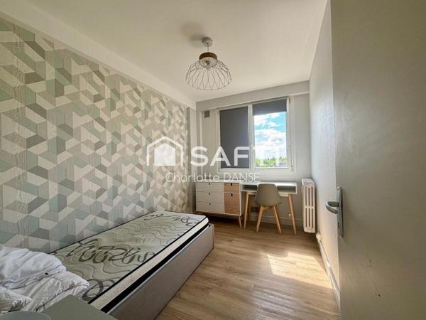 4 chambres – Idéal colocation ou résidence principale – Dernier étage avec balcon