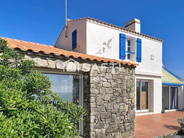 Maison face à l’océan, accès direct plage