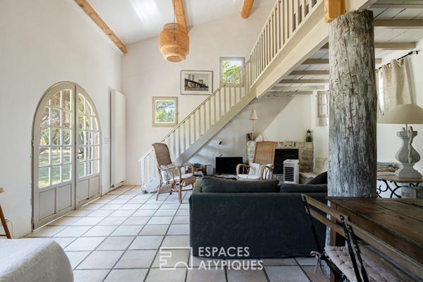 Propriété de charme avec gîte, parc arboré 8600 m² et piscine