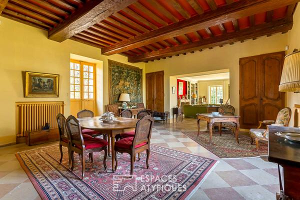 Maison ancienne de charme avec vue sur les monts du lyonnais