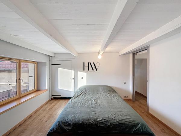 Maison de village à vendre - rénovée avec grande terrasse – Cœur de Feigères