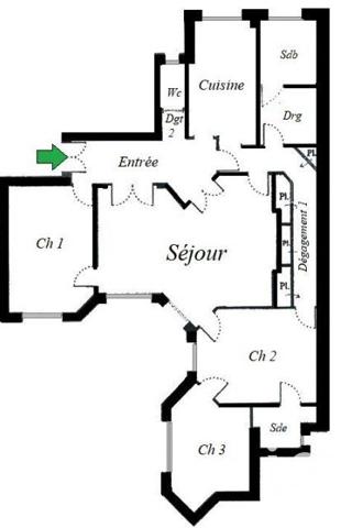 Appartement 5 pièces de 108 m² à Issy-les-Moulineaux (92130)