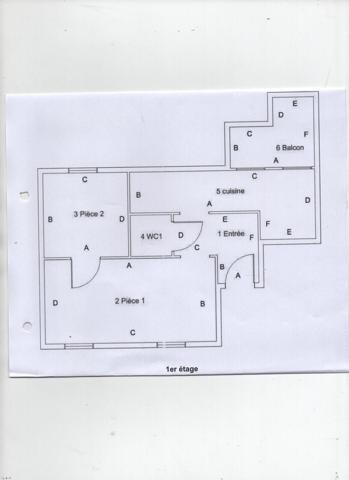 TRIPLEX 4 PIECES AVEC BALCON CENTRE DE WASSELONNE
