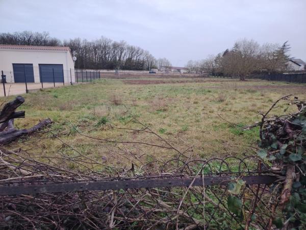 Beau Terrain de 1353 m² Neuville de Poitou proche centre ville.