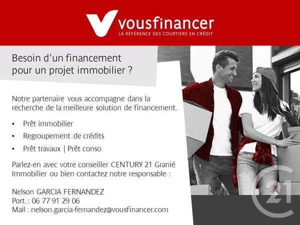 Appartement F2 à vendre  2 pièces - 45,91 m2 MONTPELLIER - 34