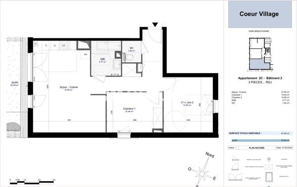 Appartement
         3 pièces
        - 68 m² 335 000 € *
