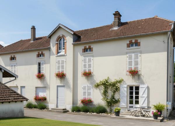 ENSEMBLE IMMOBILIER/ MAISON à vendre 4 pièces proche de CHALINDREY (52) sur 1182 m2 de TERRAIN