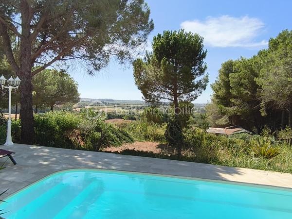 Propriété sur 2 hectares de terrain clôturée AVEC UN LOYER PERÇU DE 1700 EUROS TTC/MOIS
Occitanie, Hérault, Venez découvrir ce havre de paix:
A seulement 15 minutes des plages de Valras-plage, Vendres plage, Sérignan plage avec une vue imprenable sur la vallée, cette propriété
atypique est perchée sur les hauteurs du village de Maraussan, à seulement 5 minutes de toutes les commodités. Vous profiterez du climat
méditerranéen baigné par le chant des cigales.
En pleine nature, dans un parc, au calme, sans vis à vis, cette pépite possède de nombreux atouts:
Ce bien se compose:
D''une villa de 150 M2 avec 4 chambres, 
D' 1 Hangar loué avec bail, 
D' 1 garage, 
D' 1 chalet en bois pour voiture et/outils de jardinage 
De 2 habitations légères entièrement équipées
D'une remise agricole de 90 M2 avec 2 chambres, cuisine, salle de bain, séjour, entrée indépendante avec portail indépendant.

Potentiel de revenu locatif supplémentaire: 
Un terrain agricole attenant clôturé de 6000m² avec entrée indépendante vous attend également
pour culture, écotourisme, centre équestre, ...
Les points forts:
Rentabilité financière ( 25000 EUROS/an): hangar agricole loué avec bail 3/6/9 de 1700 euros/mois)
Vue imprenable sur la vallée
Calme, sans vis à vis
Raccordement au réseau ( eau, électricité, assainissement individuel)
Fibre
Panneaux solaires en auto consommation