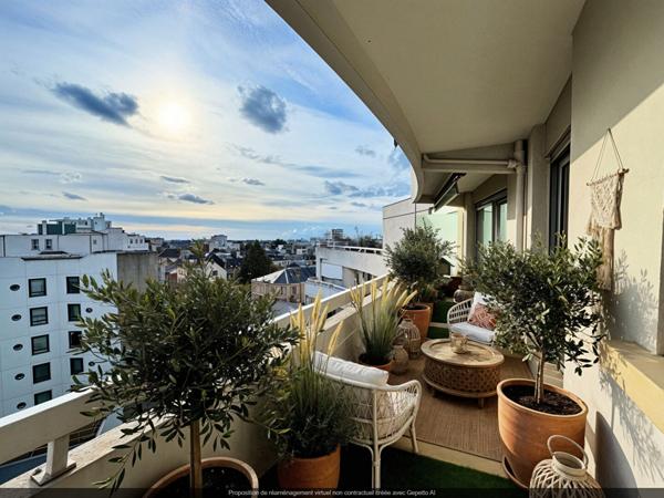 Appartement Orleans 3 pièces de 85.63 m2 avec balcon, ascenseur, parking et cave