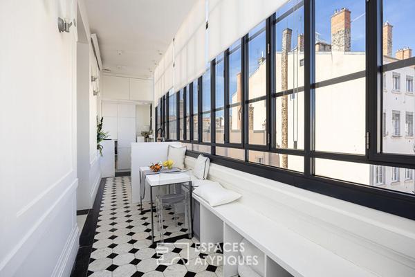 Bourgeois rénové en étage élevé