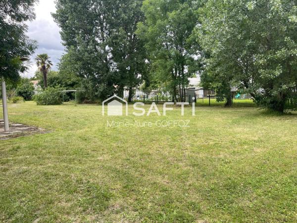 Terrain à bâtir plat, 1ère ligne, avec garage 31 m2