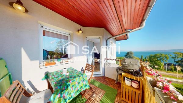 T4 Évian gare – Balcon vue lac