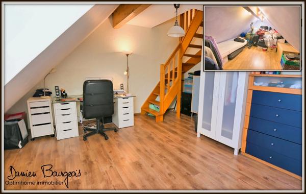 Maison mitoyenne traversante de 137m2 habitable 169 m2 au sol