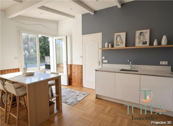Maison plain-pied avec garage - 1 km du centre- Annexe de 28 m2 Potentiel Locatif