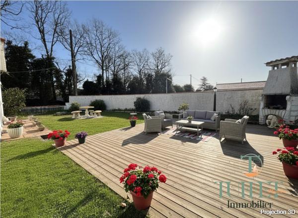 Maison plain-pied avec garage - 1 km du centre- Annexe de 28 m2 Potentiel Locatif