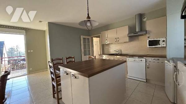 Appartement 60 m² hab + terrasse + garage 25m²