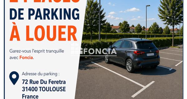 Location Parking 10 m² - Toulouse 31400