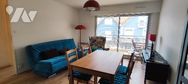 T2- CABINE (lit double) de 38,98m² avec balcon plein SUD + garage en option- centre ville du TOUQUET