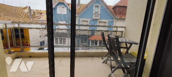 T2- CABINE (lit double) de 38,98m² avec balcon plein SUD + garage en option- centre ville du TOUQUET