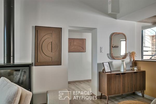 L’esprit attique, une maison de charme avec bassin en coeur de village